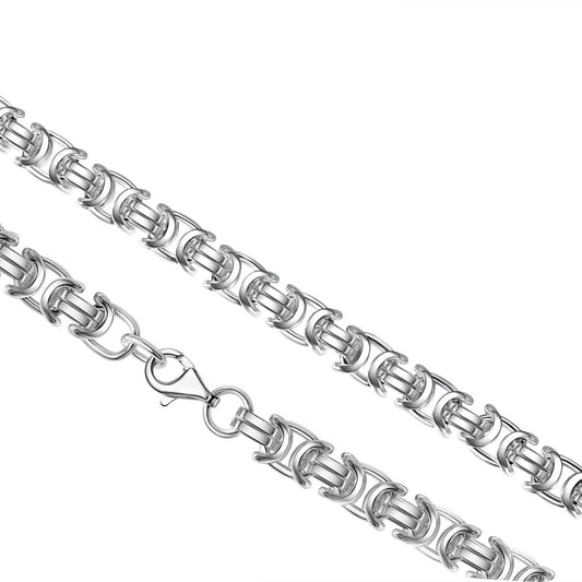 Armband Königskette 925/- Sterling Silber versilbert 21cm