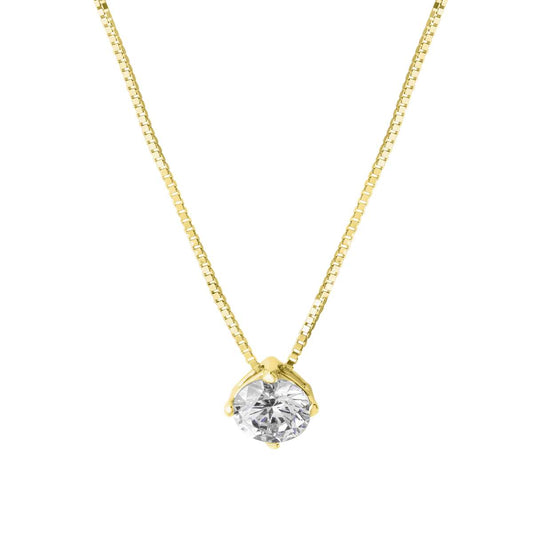 Collier Venezianerkette 375/- Gold 42+3cm Zirkonia