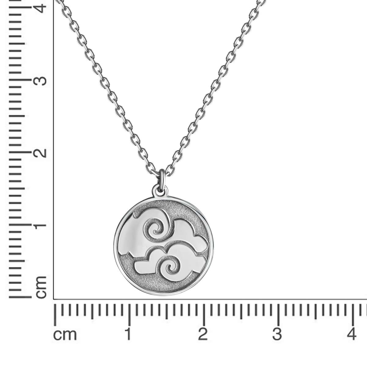 Collier Ankerkette 925/- Sterling Silber rhodiniert 42+3cm